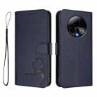 For BLU Bold K50 Litter Panda Embossing RFID Leather Phone Case with Lanyard(Blue) - 2