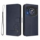For Cubot A30 Litter Panda Embossing RFID Leather Phone Case with Lanyard(Blue) - 2