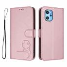 For UMIDIGI Power 7 Max Litter Panda Embossing RFID Leather Phone Case with Lanyard(Pink) - 2