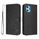 For UMIDIGI Power 7 Max Litter Panda Embossing RFID Leather Phone Case with Lanyard(Black) - 2