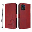 For UMIDIGI Power 7 / Power 7S Litter Panda Embossing RFID Leather Phone Case with Lanyard(Wine Red) - 2