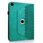 For Samsung Galaxy Tab A9+ Rotatable Rhombus Embossed Smart Leather Tablet Case(Light Blue) - 3