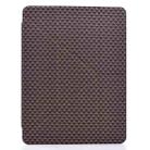 For iPad Air 11 2024 / 2025 Y-Fold Pyramid Texture Smart Leather Tablet Case(Brown) - 2