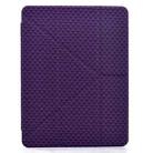 For iPad mini 2024 / mini 6 Y-Fold Pyramid Texture Smart Leather Tablet Case(Purple) - 2