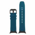 For Samsung Galaxy Watch8 / Watch8 Classic Crazy Horse Leather Watch Band(Dark Blue Black) - 3