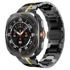 For Samsung Galaxy Watch8 / Watch8 Classic Butterfly Buckle Titanium Alloy Watch Band(Black Gold) - 1