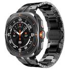 For Samsung Galaxy Watch8 / Watch8 Classic Butterfly Buckle Titanium Alloy Watch Band(Black) - 1