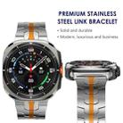 For Samsung Galaxy Watch8 / Watch8 Classic Butterfly Buckle Titanium Alloy Watch Band(Titanium Orange) - 2