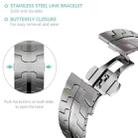 For Samsung Galaxy Watch8 / Watch8 Classic Butterfly Buckle Titanium Alloy Watch Band(Titanium) - 3
