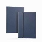 For Samsung Galaxy Tab S10 FE+ PST-X620 Touchpad Backlight Bluetooth Keyboard Leather Tablet Case(Dark Blue) - 2