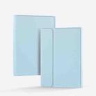 For Samsung Galaxy Tab S10 FE+ PST-X620 Touchpad Backlight Bluetooth Keyboard Leather Tablet Case(Sky Blue) - 2
