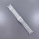 For Samsung Galaxy Watch8 / Watch8 Classic Butterfly Safety Buckle Titanium Alloy Watch Band(Titanium Color) - 2