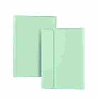 For Samsung Galaxy Tab S10 FE+ PSC-X620 Touchpad Bluetooth Keyboard Leather Tablet Case(Green) - 2
