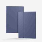 For Samsung Galaxy Tab S10 FE+ PSC-X620 Touchpad Bluetooth Keyboard Leather Tablet Case(Lavender) - 2