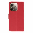 For OPPO A5 Pro 5G Global Feather Pattern Litchi Texture Leather Phone Case(Red) - 3