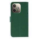 For OPPO A5 Pro 5G Global Feather Pattern Litchi Texture Leather Phone Case(Green) - 3