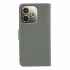 For OPPO A5 Pro 5G Global Feather Pattern Litchi Texture Leather Phone Case(Gray) - 3