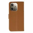 For OPPO A5 Pro 5G Global Feather Pattern Litchi Texture Leather Phone Case(Brown) - 3