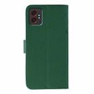 For Samsung Galaxy XCover7 Pro Feather Pattern Litchi Texture Leather Phone Case(Green) - 3
