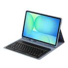 For Samsung Galaxy Tab S10 FE+ PS-X620 Basics Bluetooth Keyboard Leather Tablet Case(Misky Blue) - 3