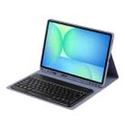 For Samsung Galaxy Tab S10 FE+ PS-X620 Basics Bluetooth Keyboard Leather Tablet Case(Lavender) - 3