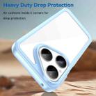 For Huawei Pura 80 5G Colorful Series Acrylic Hybrid TPU Phone Case(Blue) - 3
