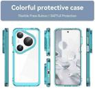 For Huawei Pura 80 Pro+ 5G Colorful Series Acrylic Hybrid TPU Phone Case(Transparent Blue) - 2