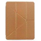 For Xiaomi Pad 7 / 7 Pro Y-Fold Pyramid Texture Smart Leather Tablet Case(Gold) - 2