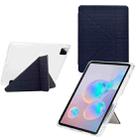 For Xiaomi Pad 7 / 7 Pro Y-Fold Pyramid Texture Smart Leather Tablet Case(Black) - 1