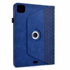For iPad Air 11 2024 / 2025 Rotatable Building Blocks Embossed Smart Leather Tablet Case(Blue) - 3