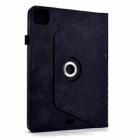 For iPad Air 11 2024 / 2025 Rotatable Building Blocks Embossed Smart Leather Tablet Case(Black) - 3