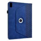 For iPad mini 2024 / mini 6 Rotatable Building Blocks Embossed Smart Leather Tablet Case(Blue) - 3