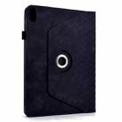 For iPad mini 2024 / mini 6 Rotatable Building Blocks Embossed Smart Leather Tablet Case(Black) - 3