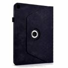 For iPad 10.2 2021 / Air 10.5 Rotatable Building Blocks Embossed Smart Leather Tablet Case(Black) - 3