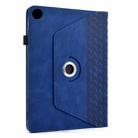 For Samsung Galaxy Tab A9+ Rotatable Building Blocks Embossed Smart Leather Tablet Case(Blue) - 3