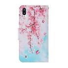 For Samsung Galaxy A10 / M10 Coloured Drawing Pattern Horizontal Flip PU Leather Case with Holder & Card Slots & Wallet & Lanyard(Cherry Blossoms) - 3