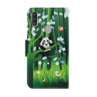 For Samsung Galaxy M11 / A11 Coloured Drawing Pattern Horizontal Flip PU Leather Case with Holder & Card Slots & Wallet & Lanyard(Panda) - 3