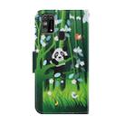 For Samsung Galaxy M31 / M31s Coloured Drawing Pattern Horizontal Flip PU Leather Case with Holder & Card Slots & Wallet & Lanyard(Panda) - 3