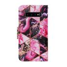 For Samsung Galaxy S10 Coloured Drawing Pattern Horizontal Flip PU Leather Case with Holder & Card Slots & Wallet & Lanyard(Purple Marble) - 3