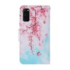 For Samsung Galaxy S20 Coloured Drawing Pattern Horizontal Flip PU Leather Case with Holder & Card Slots & Wallet & Lanyard(Cherry Blossoms) - 3