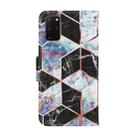 For Samsung Galaxy S20 Plus Coloured Drawing Pattern Horizontal Flip PU Leather Case with Holder & Card Slots & Wallet & Lanyard(Black Marble) - 3