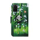 For Samsung Galaxy S20 Plus Coloured Drawing Pattern Horizontal Flip PU Leather Case with Holder & Card Slots & Wallet & Lanyard(Panda) - 3