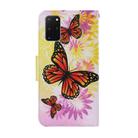 For Samsung Galaxy S20 Plus Coloured Drawing Pattern Horizontal Flip PU Leather Case with Holder & Card Slots & Wallet & Lanyard(Chrysanthemum Butterfly) - 3