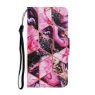 For Samsung Galaxy S20 Ultra Coloured Drawing Pattern Horizontal Flip PU Leather Case with Holder & Card Slots & Wallet & Lanyard(Purple Marble) - 1