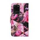 For Samsung Galaxy S20 Ultra Coloured Drawing Pattern Horizontal Flip PU Leather Case with Holder & Card Slots & Wallet & Lanyard(Purple Marble) - 2