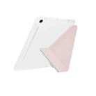 For Samsung Galaxy Tab S10 FE / S9 Y-Fold Clear Acrylic Glitter Smart Leather Tablet Case(Rose Gold) - 3