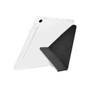 For Samsung Galaxy Tab S10 FE / S9 Y-Fold Clear Acrylic Glitter Smart Leather Tablet Case(Black) - 3