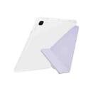 For Samsung Galaxy Tab S6 Lite 2024 Y-Fold Clear Acrylic Glitter Smart Leather Tablet Case(Purple) - 3