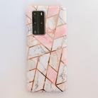 For Huawei P40 Pro / P40 Pro+ Plating Marble Pattern Soft TPU Protective Case(Irregular) - 2