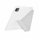 For Xiaomi Pad 7 / 7 Pro Y-Fold Clear Acrylic Glitter Smart Leather Tablet Case(Silver) - 3